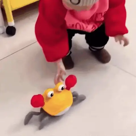 Le Jouet Bébé Crabe Rampant Va Amuser Vos Enfants Tout En Développant Leur Coordination Motrice !