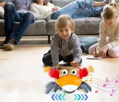Le Crabe Musical Rampant S'ajoute À La Collection De Jouet Bébé Préféré !