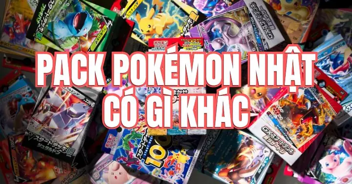 So Sánh Bài Pack Pokemon Nhật Và Pack Pokemon Us