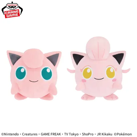 Pokemon Mofugu Cuddly Plush - Jigglypuff And Scream Tail (2 Types) [pre-order Dec 2025]