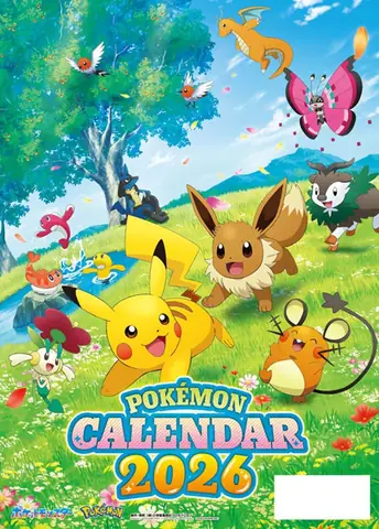 Pokemon Shogakukan Shueisha Productions - 2026 Calendar A2 Size Cl-007