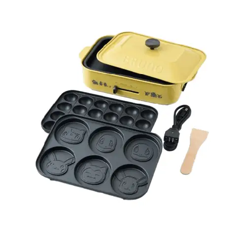 Bruno寶可夢多功能烤盤 型號:boe118-ye