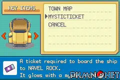 Pokemon Fire Red How To Get Mystic Ticket