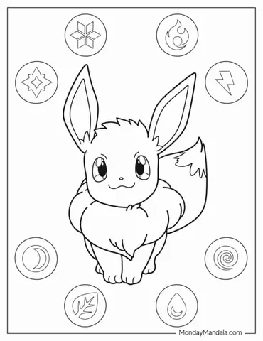 Eevee Pokemon With Badges
