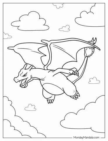 Charizard Coloring Sheet