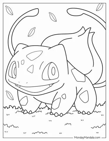Bulbasaur Pokemon To Color