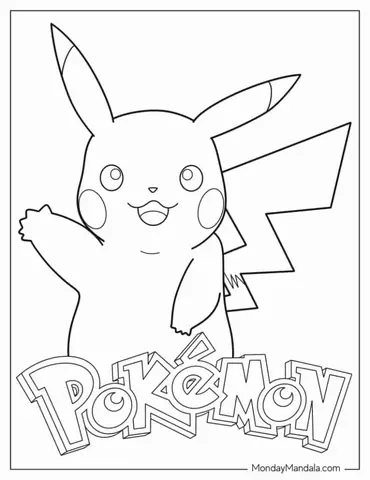 Pokemon With Pikachu To Color