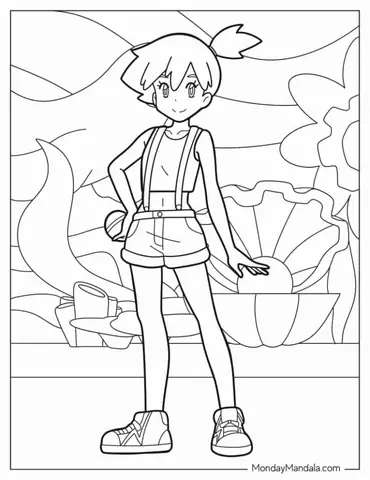 Misty Girl Character From Pokemon