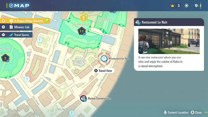 Restaurant Le Nah Map Location