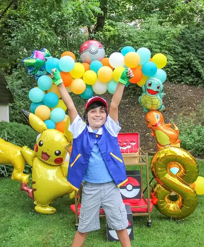 Pokemon Birthday Party, Pokemon, Pokemon Party, Pokemon Diy, Pokemon Birthday Cake, Pokemon Birthday Party Ideas, Diy Pokemon Cake, Pikachu, Pikachu Cake, Poke Ball Oreo Pops, Poke Ball, Pikachu Ice Cream Cone, Pikachu Balloon, Pokemon Punch Game, Poke-a-ball, Creative Gift Packaging, Poke Ball Gift Box, Diy Pokemon Gift Box, Just Add Confetti, Kids Birthday, Diy Decorations, Sawyer's Pokemon Birthday Party, Homemade Cake, Diy Cake, Oreo Pops, Poke Ball Pops, Pikachu Ice Cream,