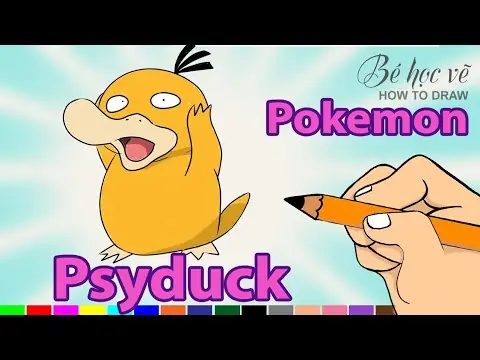 Hình Ảnh Cho Vẽ Pokemon Vịt Kota: