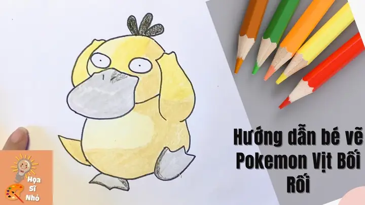 Hình Ảnh Cho Vẽ Pokemon Vịt Kota: