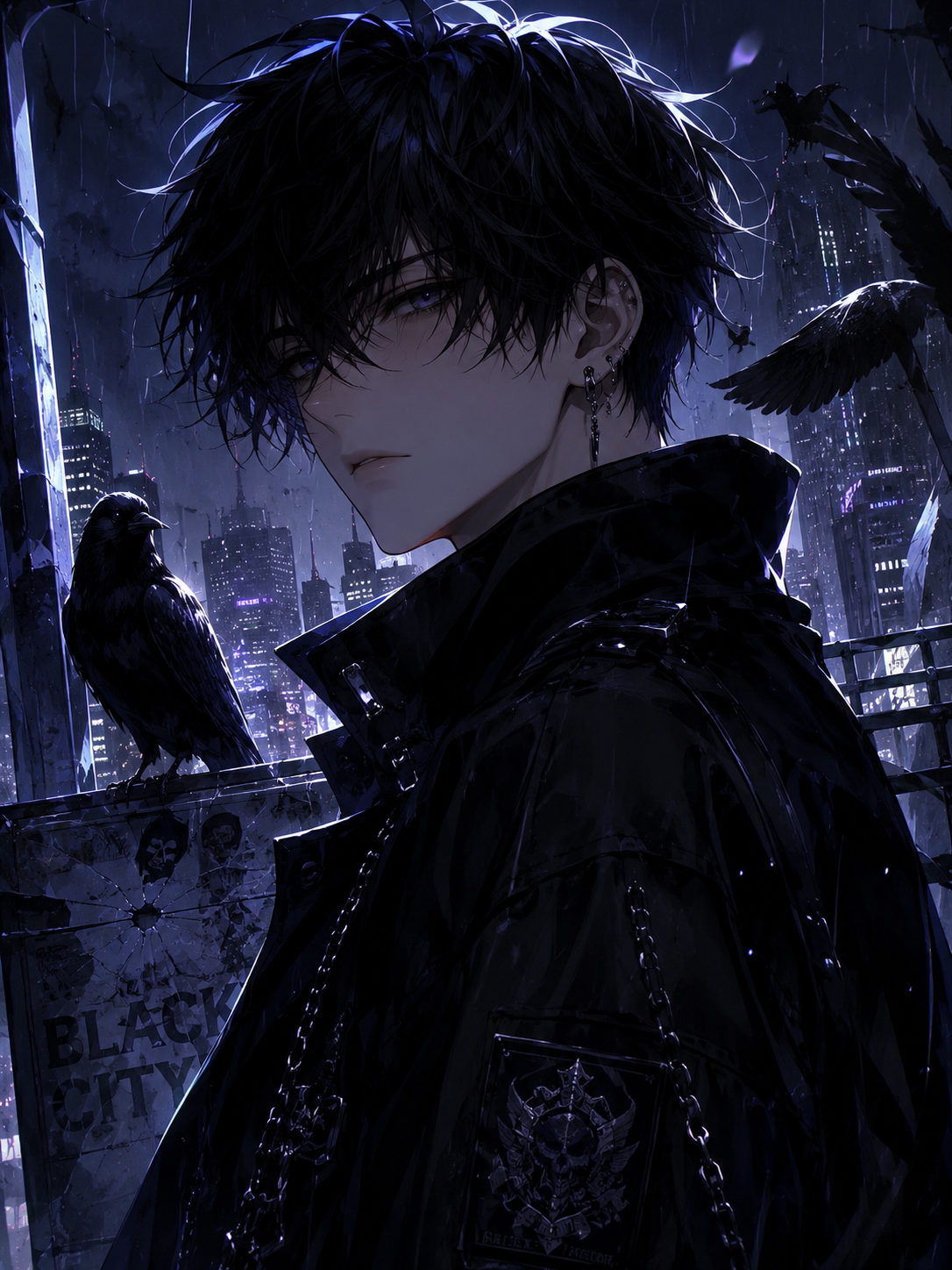 ảnh anime boy lạnh lùng ngầu