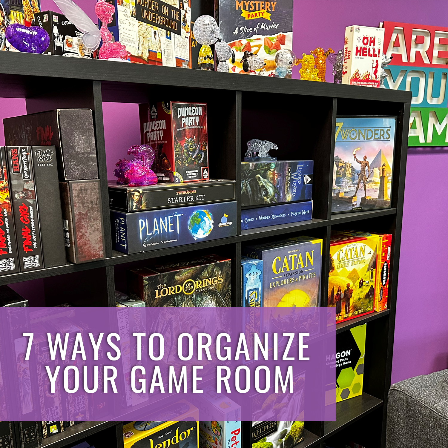 How to Organize Game Room: Simple Tips for a Clean and Functional Setup